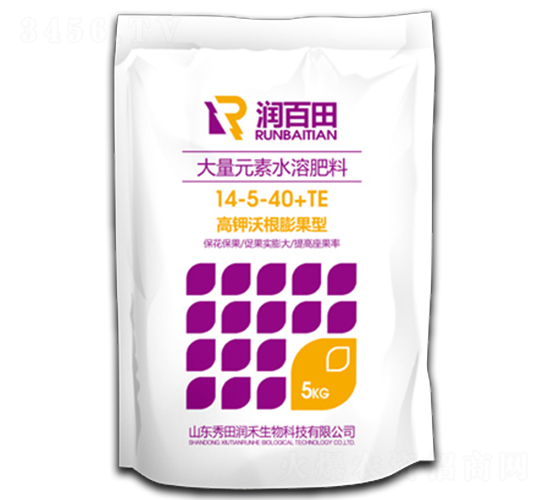 大量元素水溶肥料14-5-40+TE-秀田潤(rùn)禾