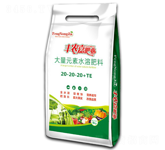 大量元素水溶肥20-20-20+TE-豐農(nóng)嘉