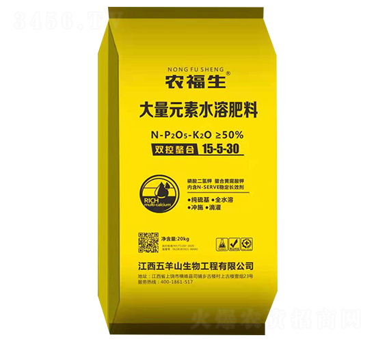 大量元素水溶肥料15-5-30-農(nóng)福生