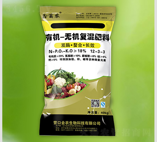 有機無機復混肥料12-3-3-金科生物