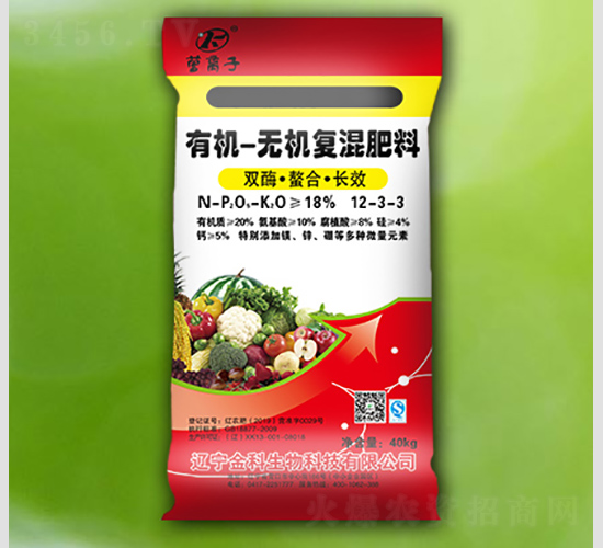 有機無機復混肥料12-3-3-營離子-金科生物
