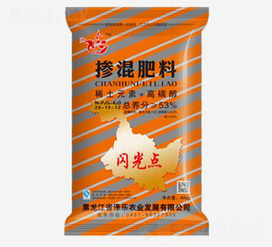 53%免追摻混肥料26-15-12-閃光點-澤樂