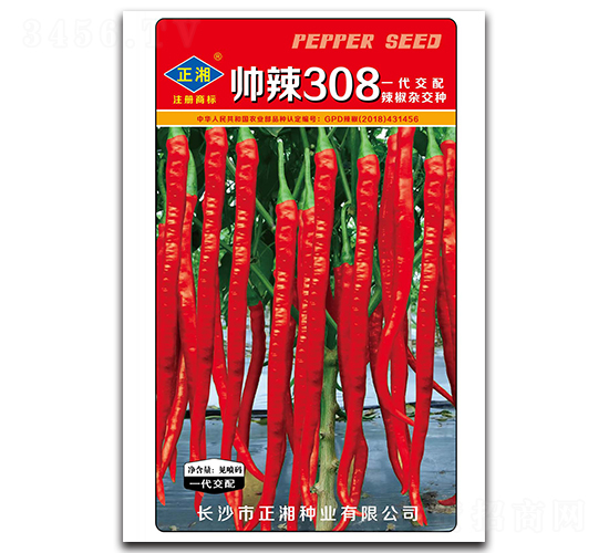 帥辣308（紅）-線椒種子-正湘種業(yè)
