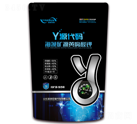1kg礦源黃腐酸鉀-源代碼-盈潤農(nóng)業(yè)
