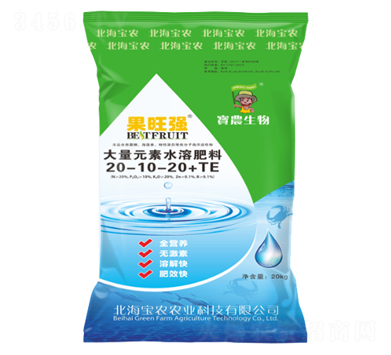 大量元素水溶肥料20-10-20+TE-果旺強(qiáng)-寶農(nóng)生物