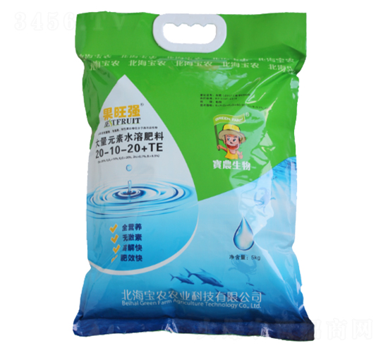 5kg大量元素水溶肥料20-10-20+TE-果旺強(qiáng)-寶農(nóng)生物