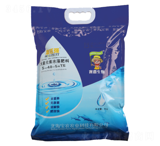 大量元素水溶肥料5-40-5+TE-果旺強(qiáng)-寶農(nóng)生物