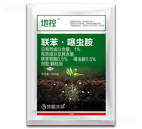 1%聯(lián)苯·噻蟲胺顆粒劑-地控-天潤三禾