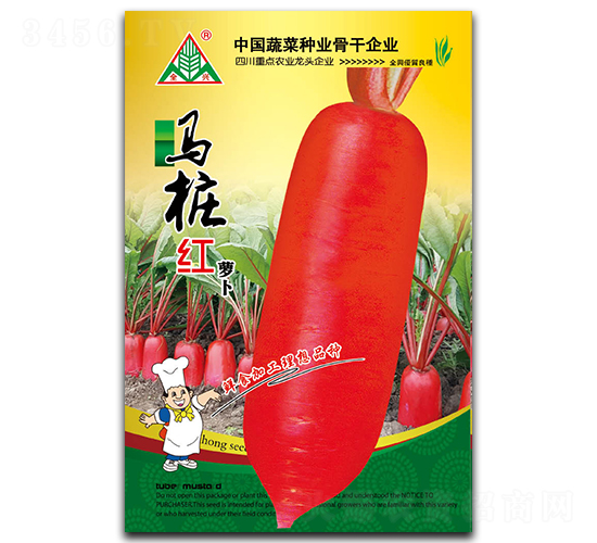 馬樁紅-長(zhǎng)紅皮蘿卜種子-全興種業(yè)