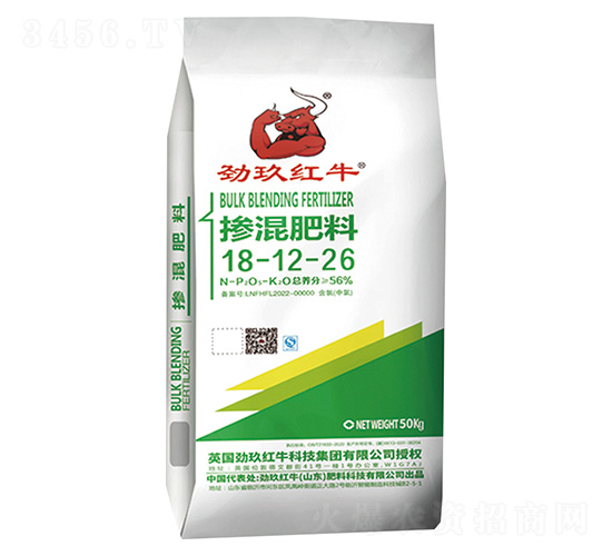 摻混肥料18-12-26-勁玖紅牛