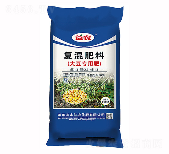 大豆專用復混肥料13-24-13-黑益素-益農(nóng)生化