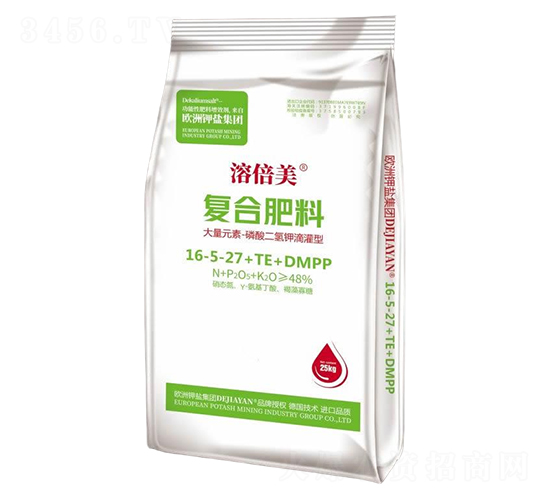磷酸二氫鉀滴灌型大量元素復合肥料16-5-27+TE+DMPP-溶倍美-德鉀鹽國際