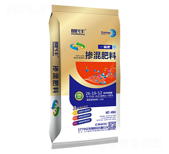 玉米適用摻混肥料26-10-12-一遍肥-助民豐-中億農(nóng)業(yè)