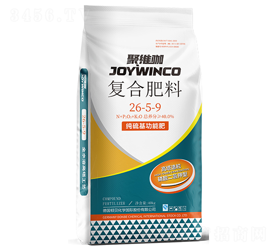 40kg聚維咖復(fù)合肥料26-5-9-頓貝肥業(yè)