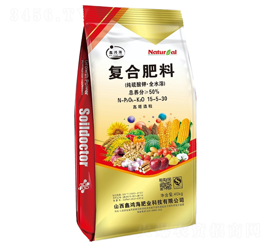 純硫酸鉀復合肥料15-5-30-鑫鴻海