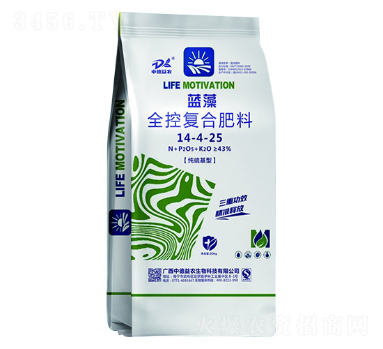全控復(fù)合肥料14-4-25-藍(lán)藻-中德益農(nóng)